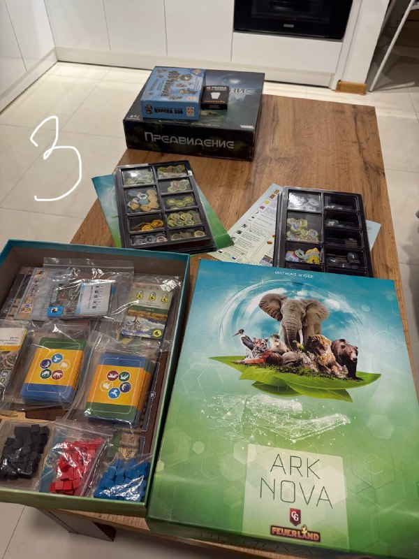 Настольные игры корова 006, Предвидение, ARK NOVA 3