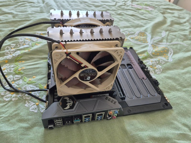 Комплект CPU, материнка, RAM, кулер Intel Core i7-7800X ASUS TUF X299 MARK 1 Noctua NF-P12 32 ГБ DDR4 2