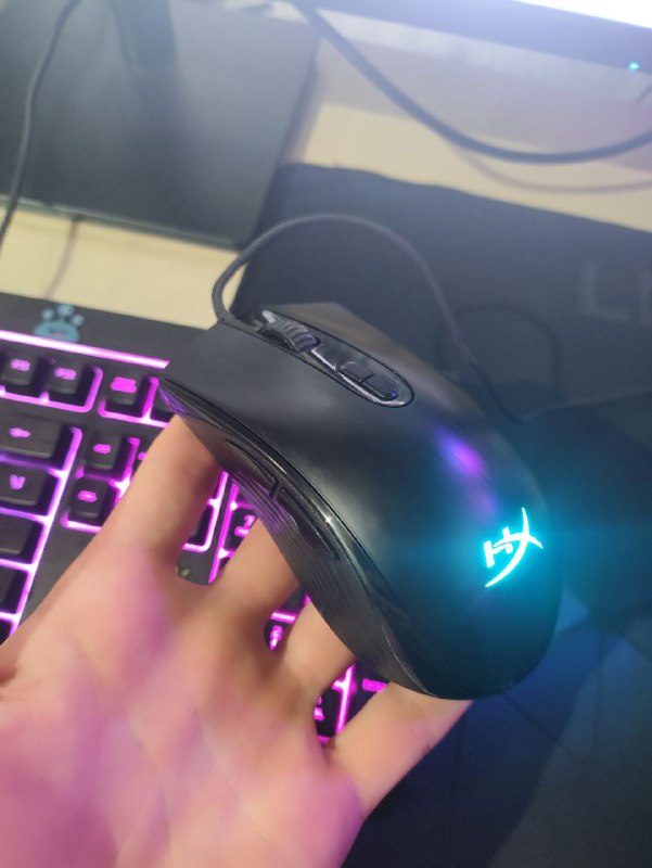 Компьютер с видеокартой Nvidia GeForce RTX 4060, монитор 2E H2724B, клавиатура HyperX Alloy Core RGB, мышь HyperX Pulsefire Core 2