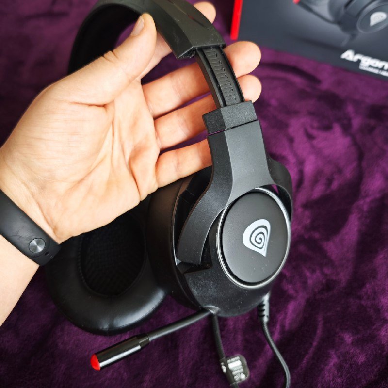 Наушники-гарнитура Genesis Argon 600 Black с микрофоном 3