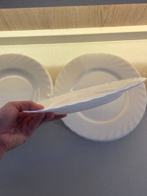 Набор посуды из 6 тарелок, 6 чашек, набор для специй 5