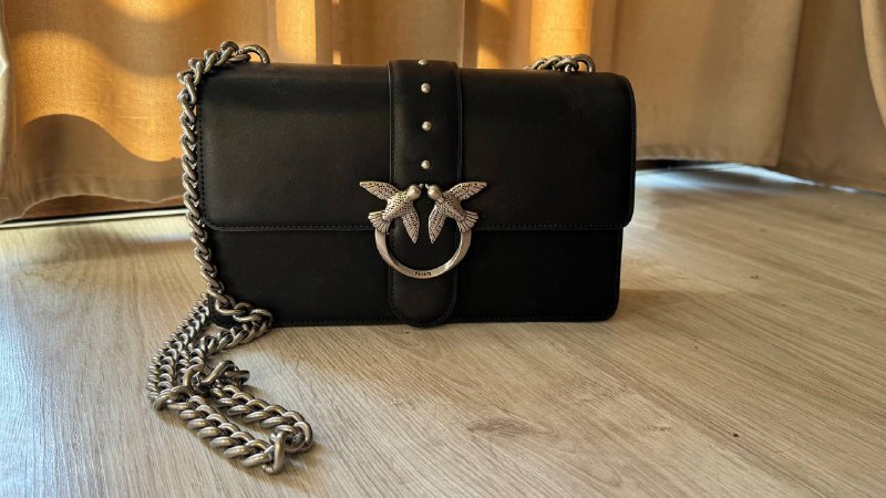 Сумка Pinko оригинал с серебристой фурнитурой