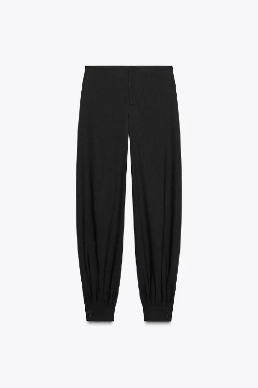 Женские брюки Zara с манжетами 1