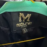 Чёрное пальто с капюшоном Modalinea Milano 4