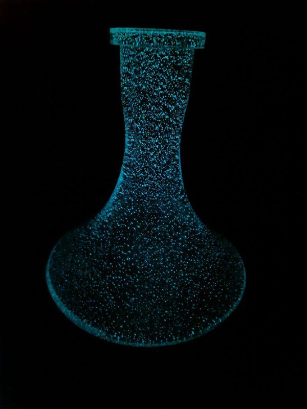 колба для кальяна люминесцентная