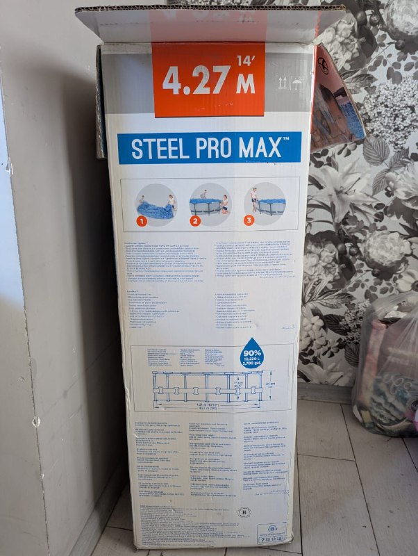 Бассейн Bestway Steel Pro Max комплект с насосом и химией 3