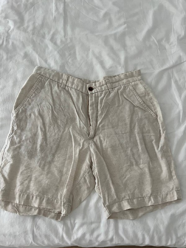 шорты Zara, шорты из льна, мужские брюки Letasca