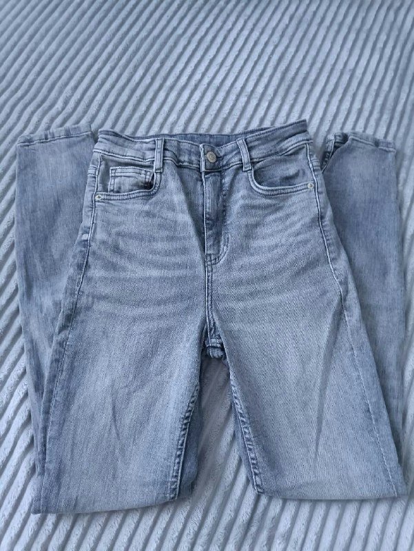 Серые джинсы ZARA новые размер XS 2