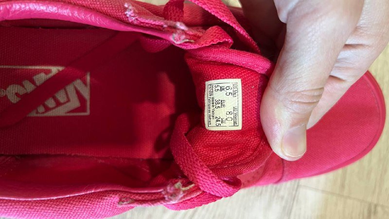 Кеды Vans Old School красные размер 38,5 4