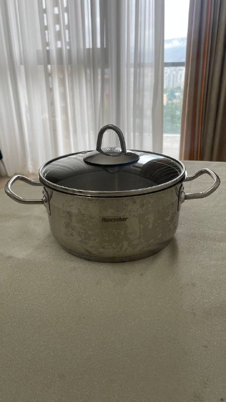 Кастрюля Hascevher 3,14 литра из нержавеющей стали