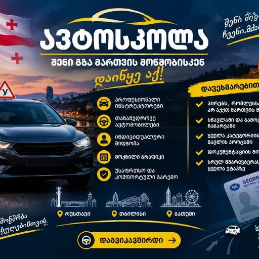 მართვის მოწმობის აღება