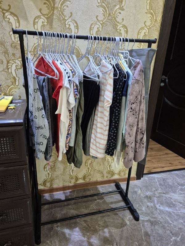 Напольная стойка (вешалка) для одежды регулируемая 5