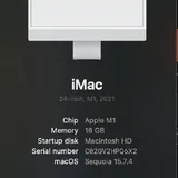 iMac 24 M1 16 ГБ 256 ГБ SSD 3