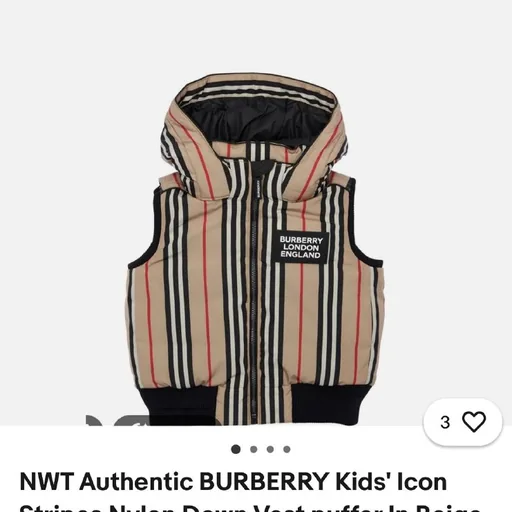 Детский жилет Burberry