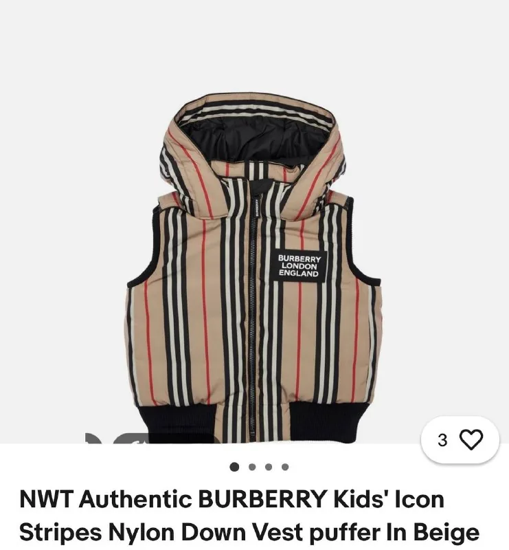 Детский жилет Burberry