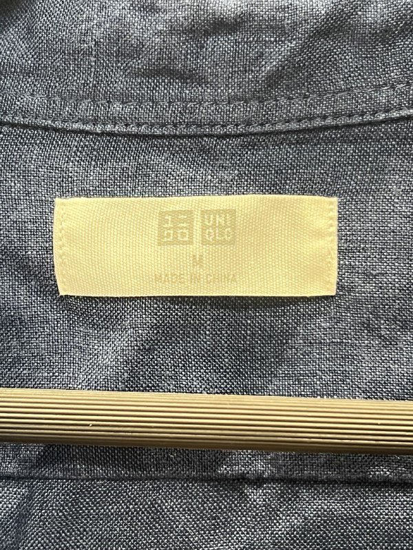 Льняная рубашка Uniqlo размер M 3