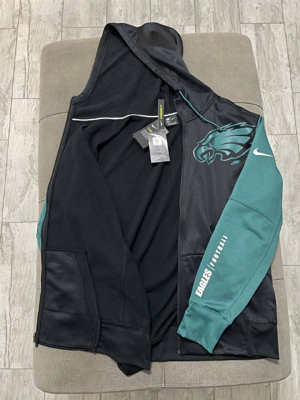 Nike Therma Full Zip Hoodie NFL Philadelphia Eagles 4