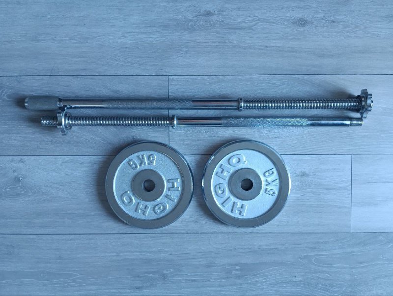 Штанга 16 кг, ролл массажный 1