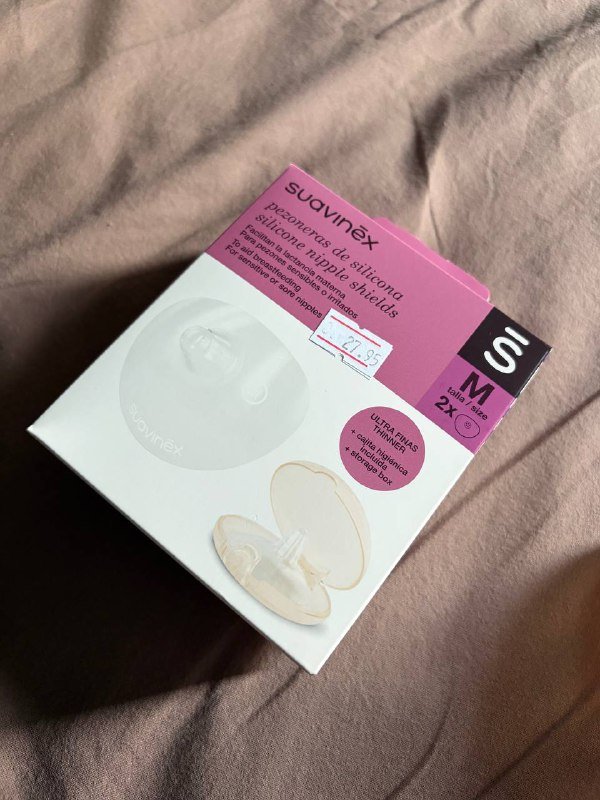 Накладки силиконовые для кормления 2 шт размер M