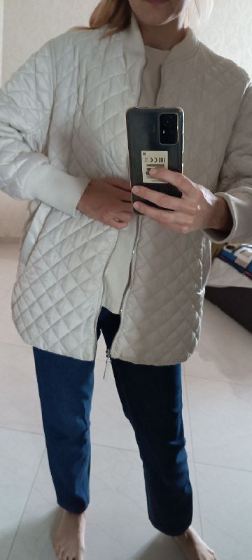 Куртка двусторонняя молочный, Плащ Tommy Hilfiger S, Кардиган Top top молочный M/L 2