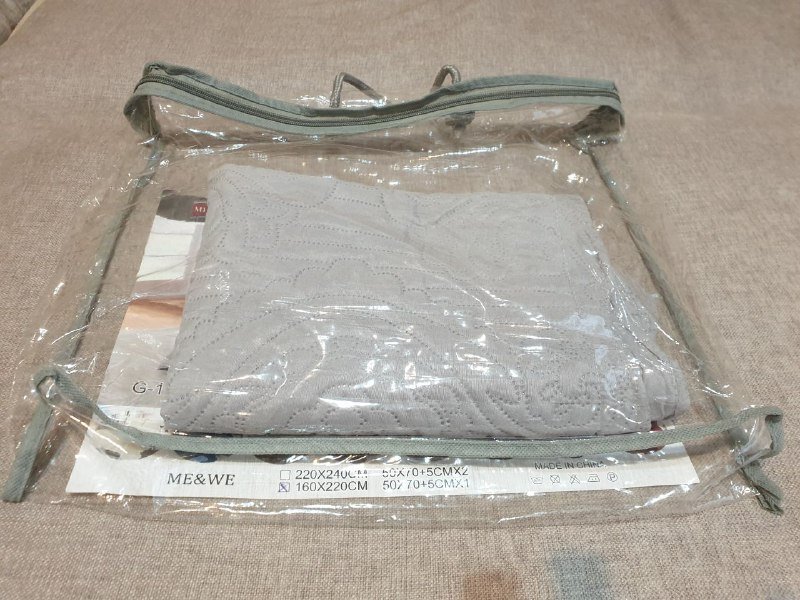 Покрывало и наволочка комплект 1