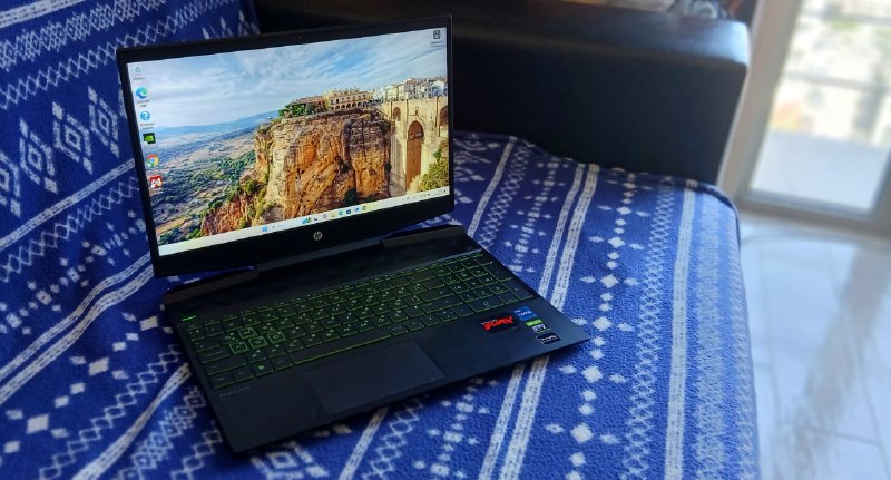 Игровой ноутбук hp pavilion gaming laptop 15-dk2077nt