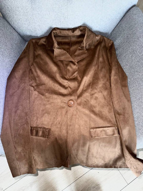 Рубашка из натуральной замши, размер XS