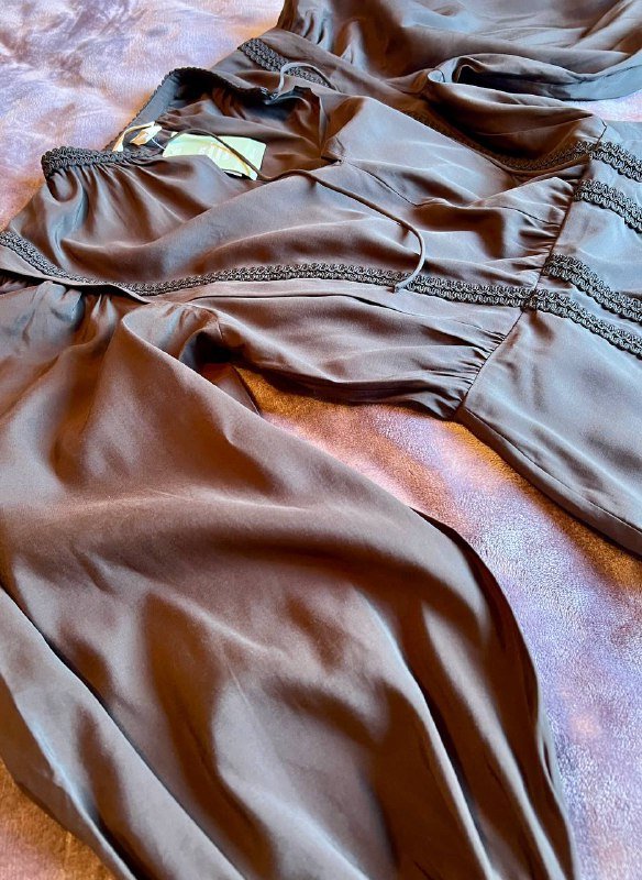 H&M платье шоколадного оттенка 7