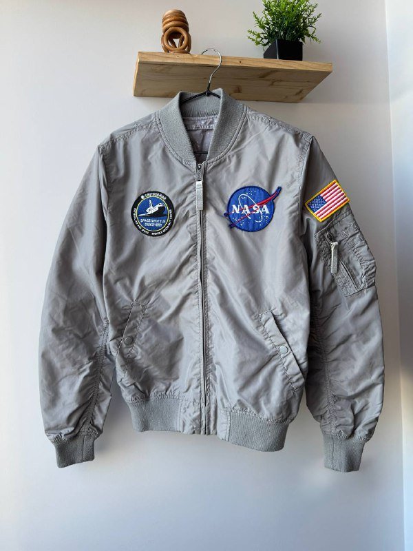 Бомбер двусторонний Alpha Industries NASA размер S