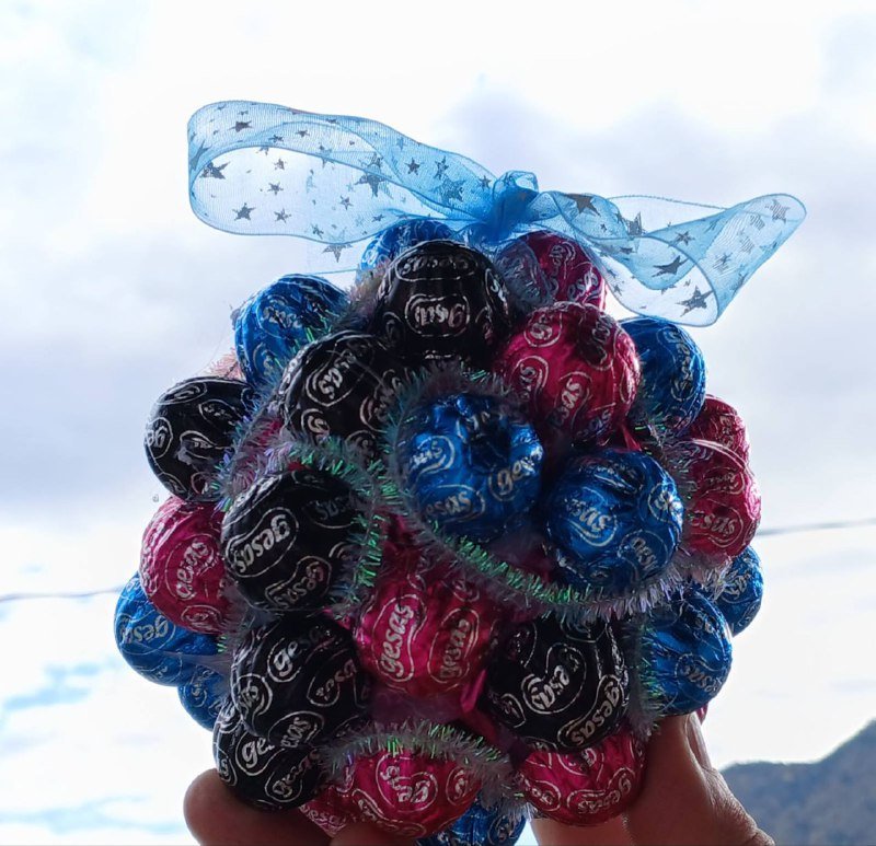 Новогодние сладкие шарики сюрпризы