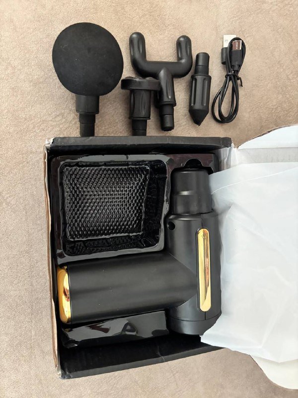 Массажёр ударного действия с usb-c зарядкой 3