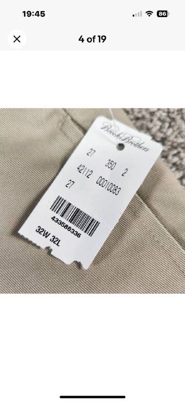 мужские штаны Brooks Brothers 3
