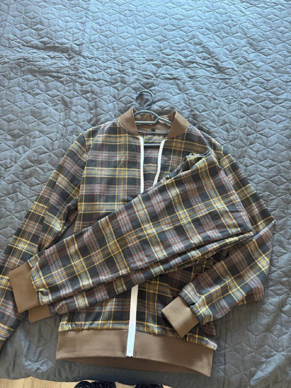 Мужской спортивный костюм клетчатый L 3