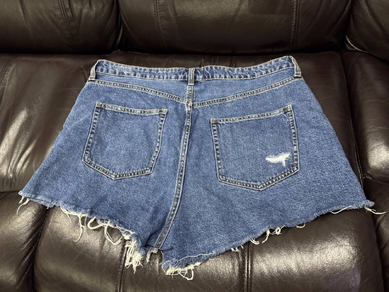 летние джинсовые женские шорты H&M 2