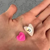 Значок Тоторо, пин-сердце, серьги 4