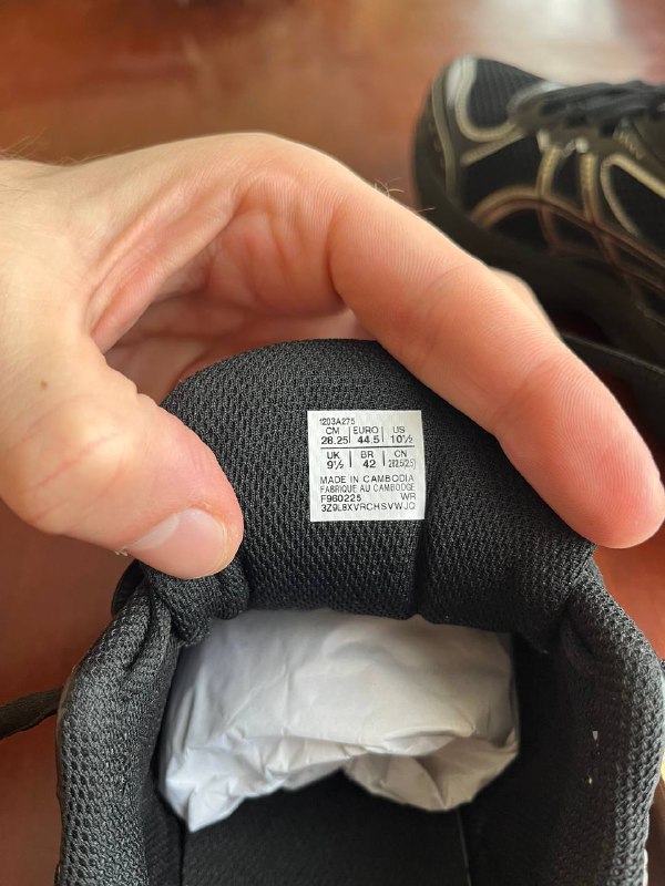 Кроссовки ASICS GT 2160 черные мужские размер 44.5 3