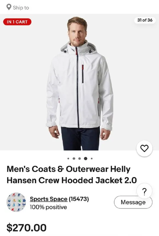 Куртка Helly Hansen Crew 2 Jacket 1