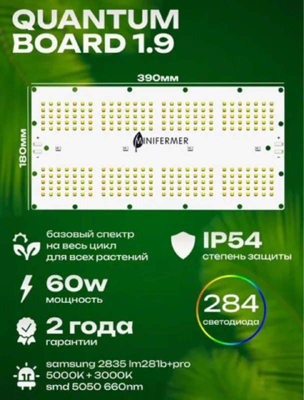 Гроубокс Starboks ghetto 80x80x180, светильники Minifermer 60w 2