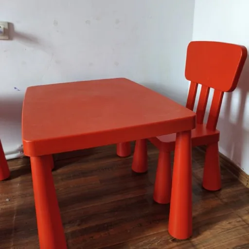 Стул и стол Mammut IKEA