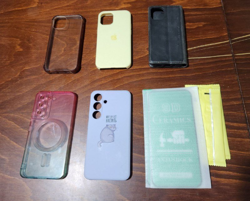 Чехлы для iPhone 12 mini, Samsung Galaxy S22, Galaxy A55 и защитные стекла для iPhone 12 Pro Max