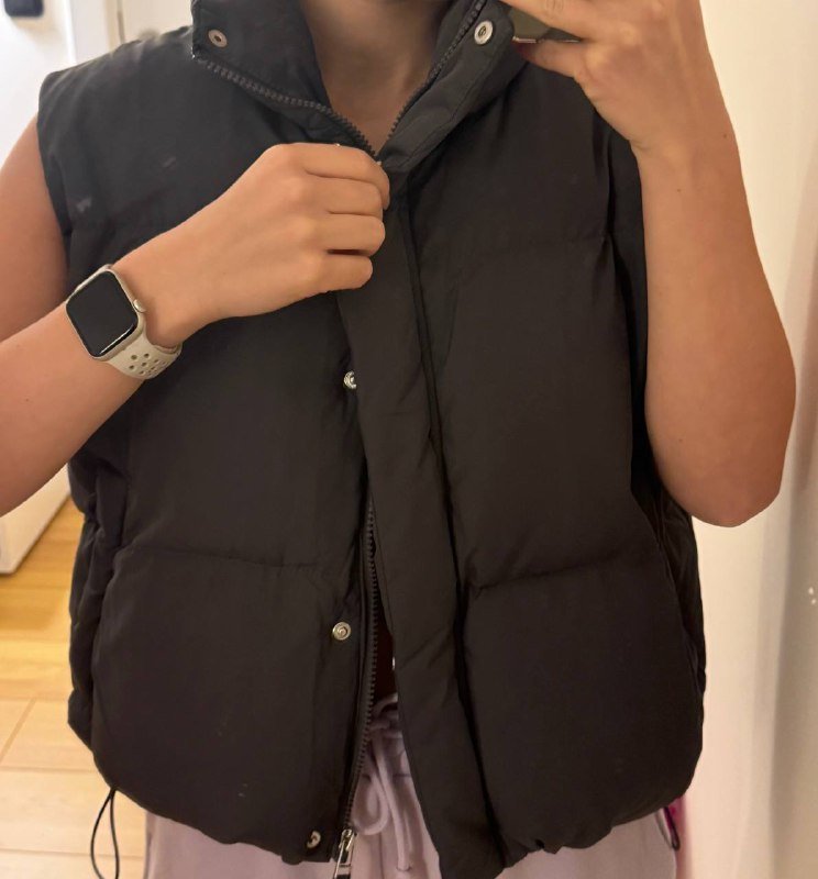 Жилетка New Yorker размер S синяя укороченная 4