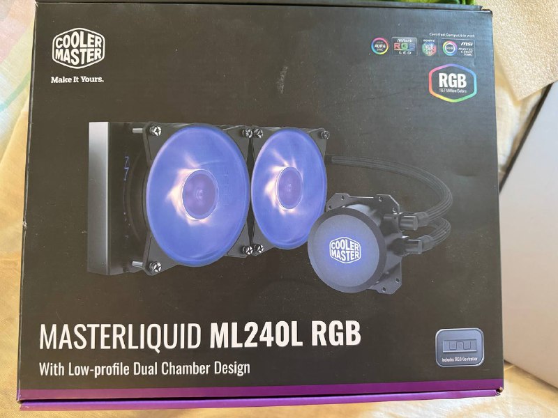 Cooler Master MASTERLIQUID ML240L RGB водяное охлаждение
