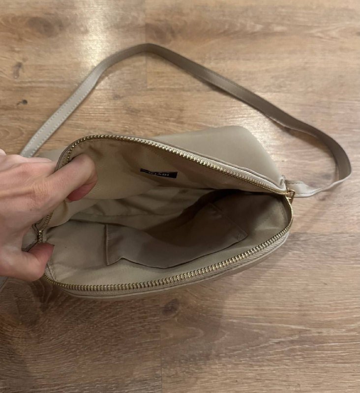 Женские сумки коричневая, светло-бежевая 4