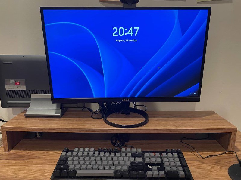 Компьютерный стол, монитор acer R1 27’ FHD