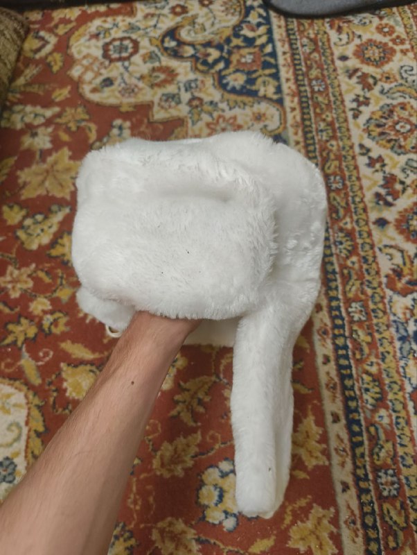 шапка ушанка белая, шапка ушанка объемная, фен, утяжелители для тренировок, гантеля, пижама, вставыши на кроксы, мягкие игрушки, пол одеяло 2