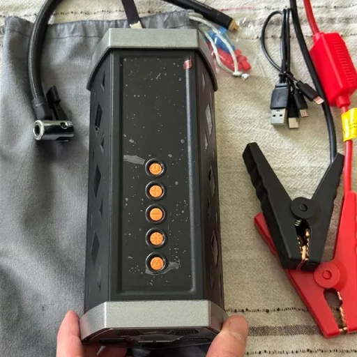 Пусковой бустер для авто, компрессор, Power Bank