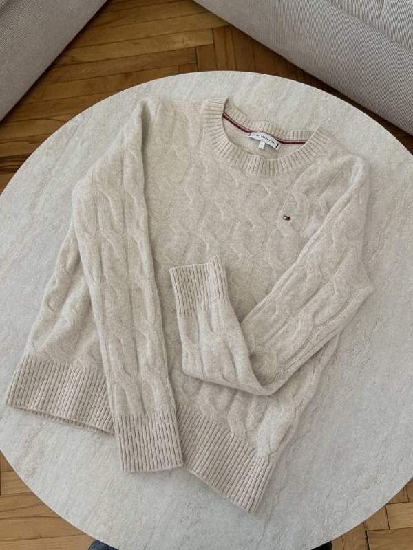 Свитер Tommy Hilfiger женский 100% шерсть, размер S (на XS) теплый оригинал 4