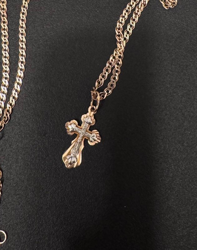 Золотой крестик 585 пробы 1,12гр 2