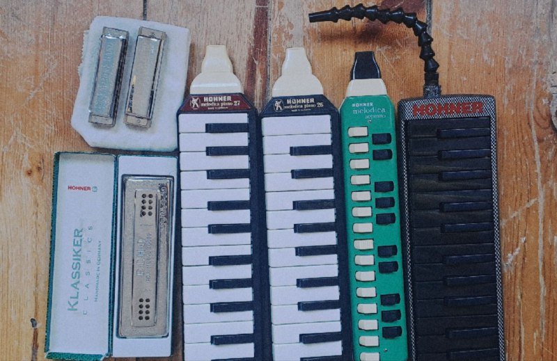 Винтажные гармоники и мелодики Hohner