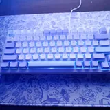 Клавиатура Ajazz AK820, бело-фиолетовая 2